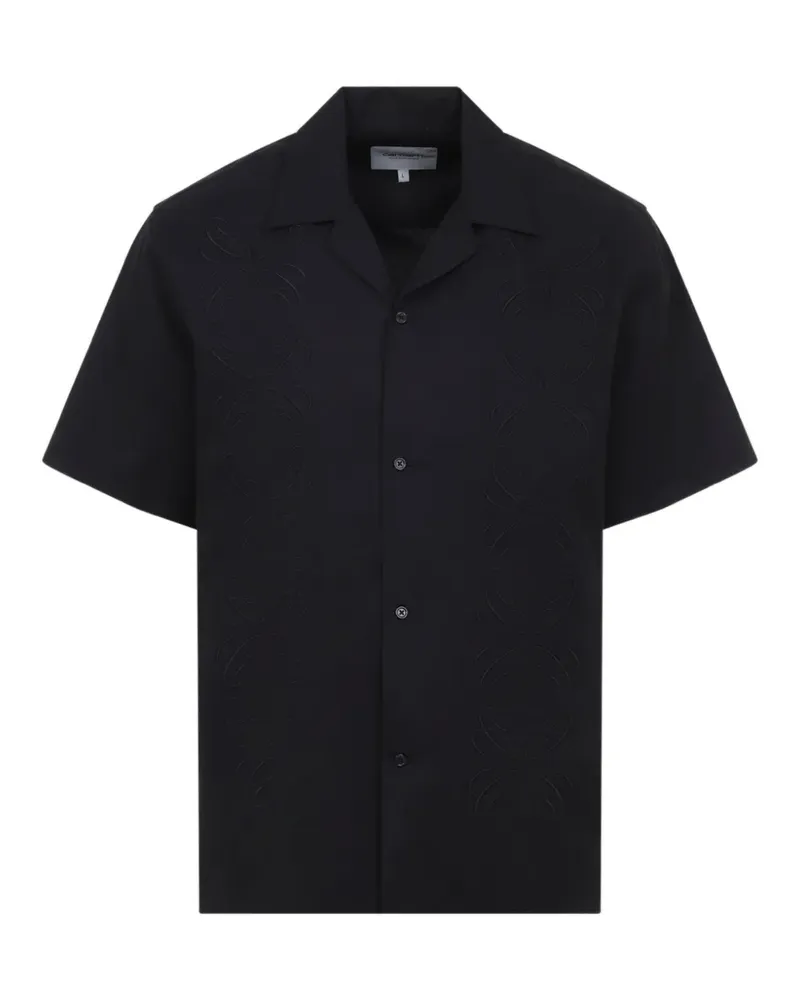 Carhartt WIP Hemd mit Siegelstickerei - Schwarz Schwarz
