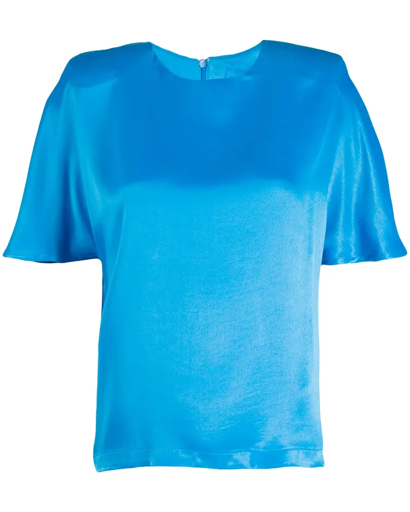ROTATE Birger Christensen Kurzärmeliges Oberteil - Blau Blau
