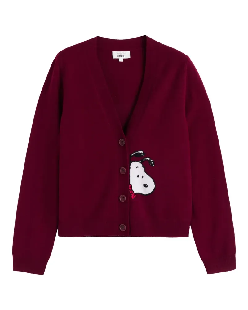 Chinti & Parker Snoopy Cardigan - Rot Rot
