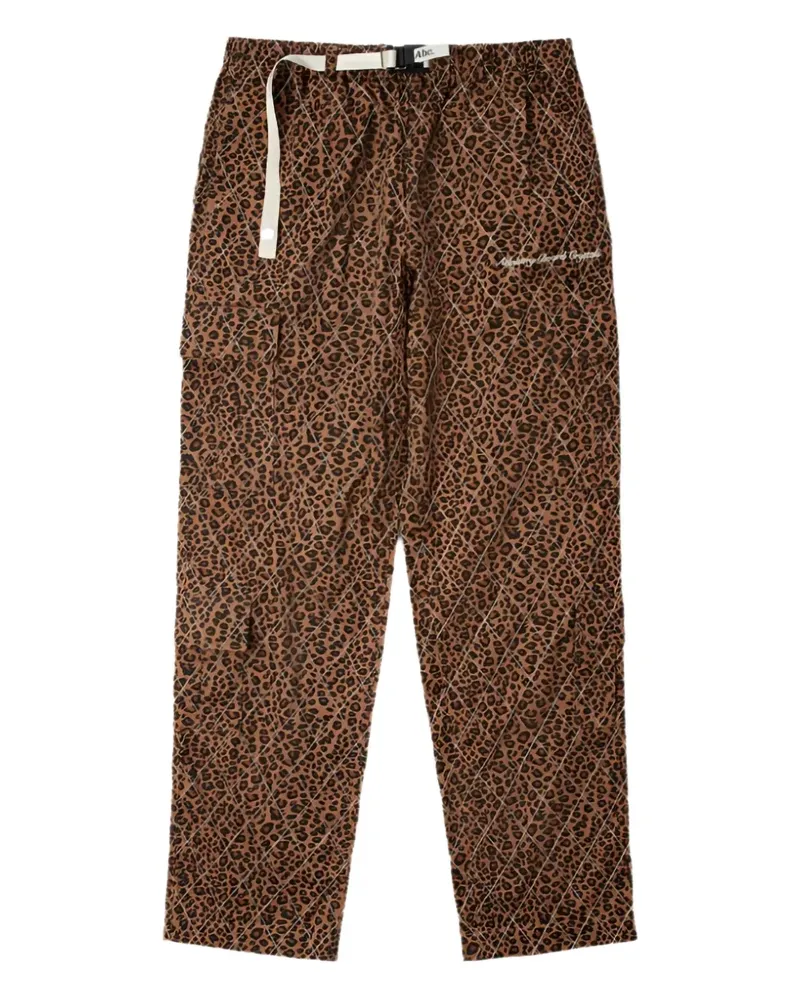 Abc. Cargohose mit Leoparden-Print - Braun Braun
