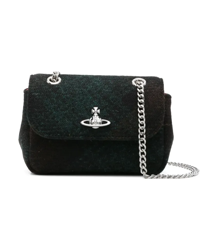 Vivienne Westwood Umhängetasche mit Orb-Schild - Grün Grün