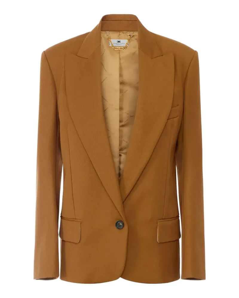 Elisabetta Franchi wool jacket - Braun Braun