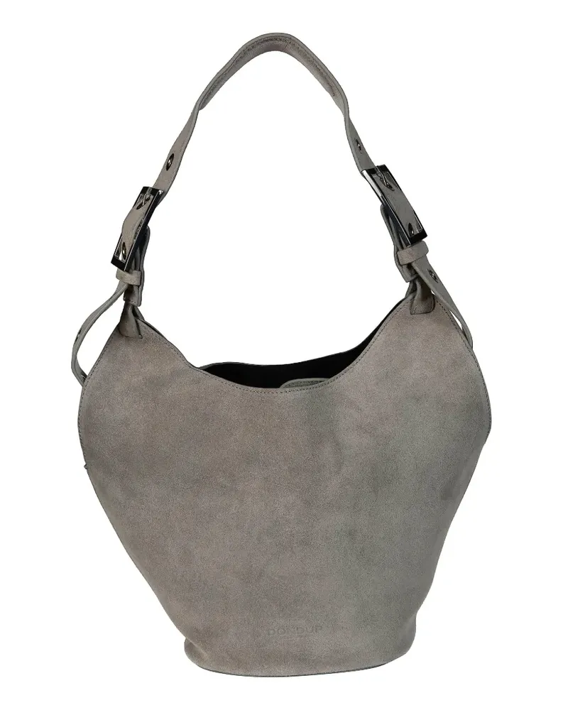 Dondup buckle-strap shoulder bag - Grau Grau