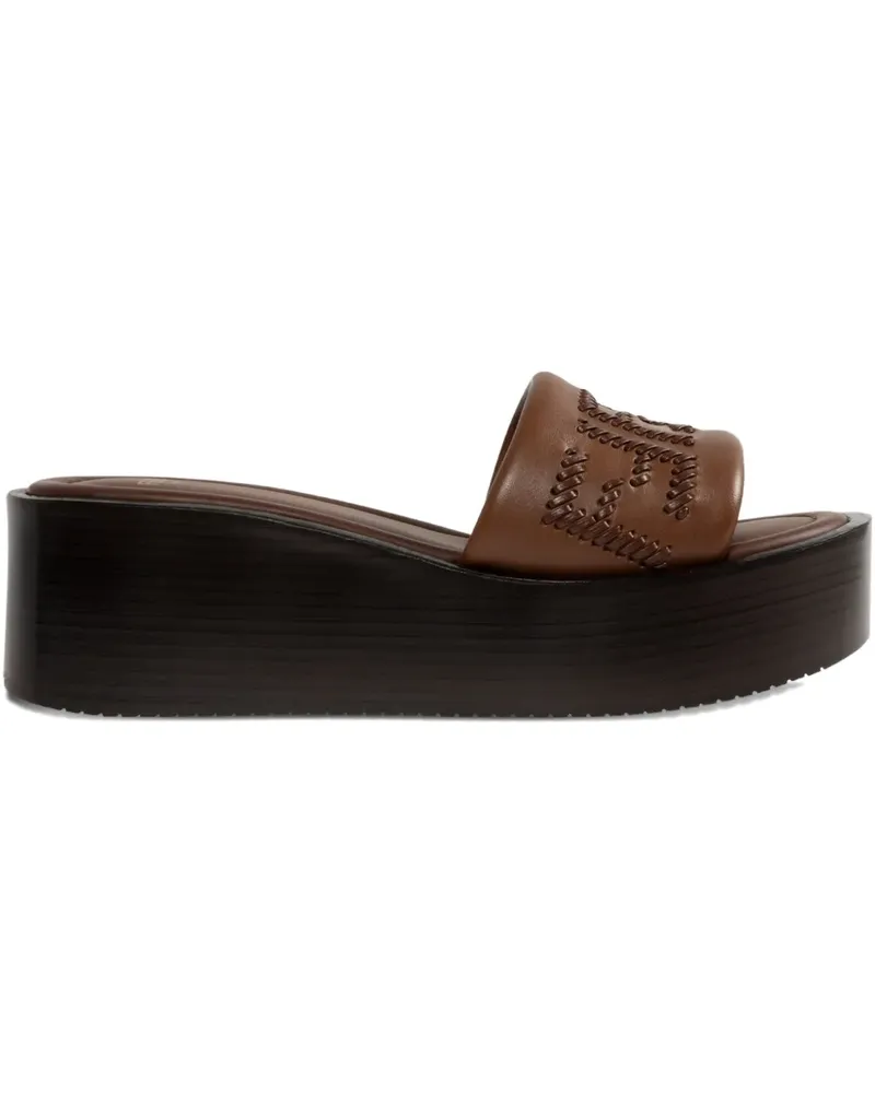Fendi Sunshine Pantoletten 60mm - Braun Braun