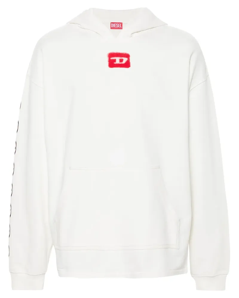 Diesel S-Baxt-Hood Kapuzenpullover - Weiß Weiß