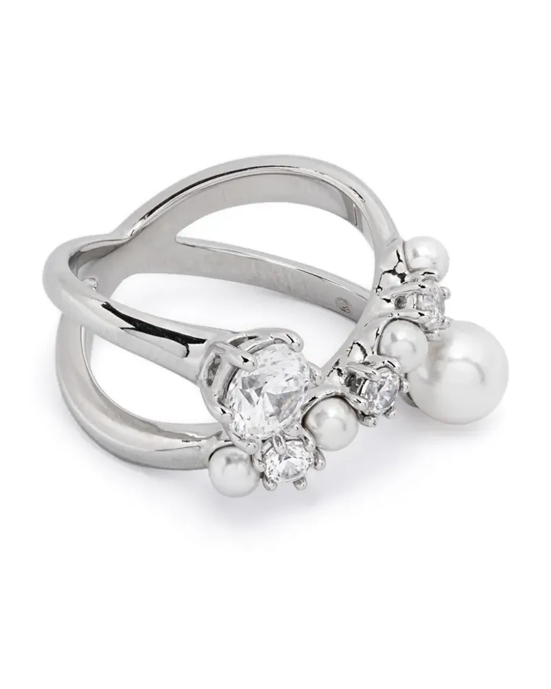 Swarovski Matrix Ring - Silber Silber