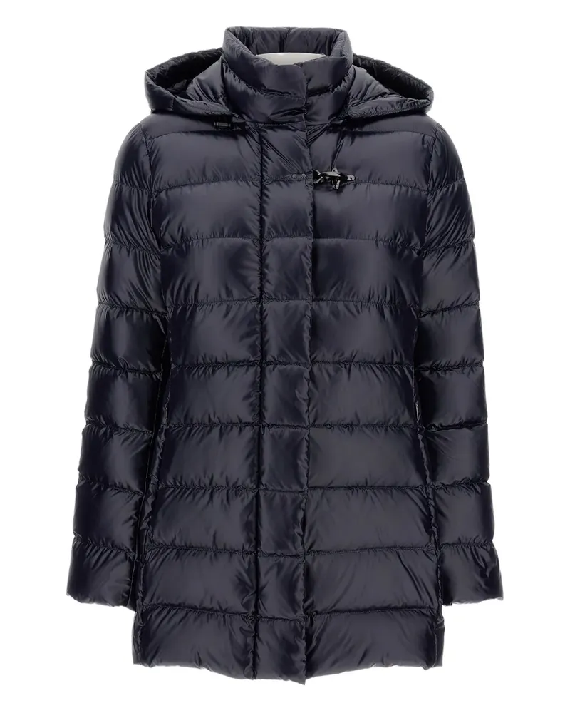 Fay Gefütterte Kapuzenjacke - Blau Blau