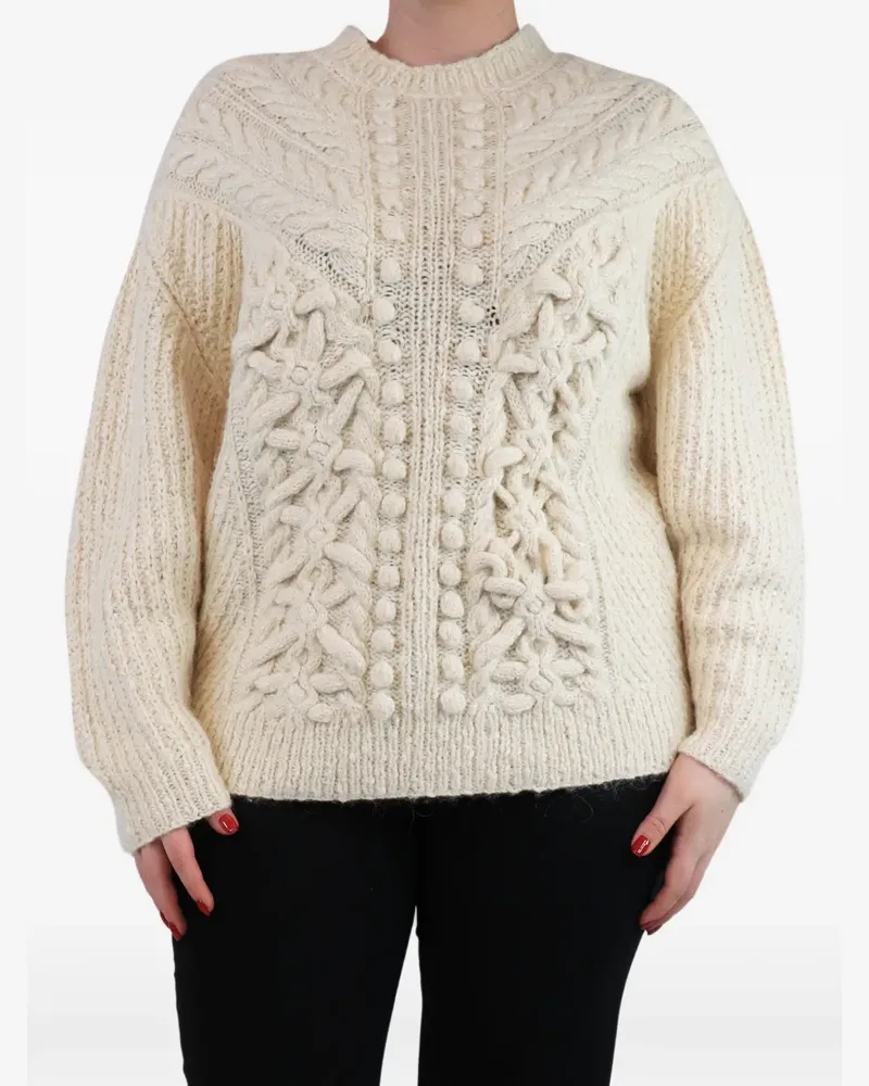 Ulla Johnson Osian cable-knit sweater - Nude Nude