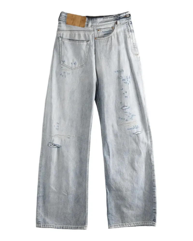 Maison Margiela distressed jeans - Blau Blau