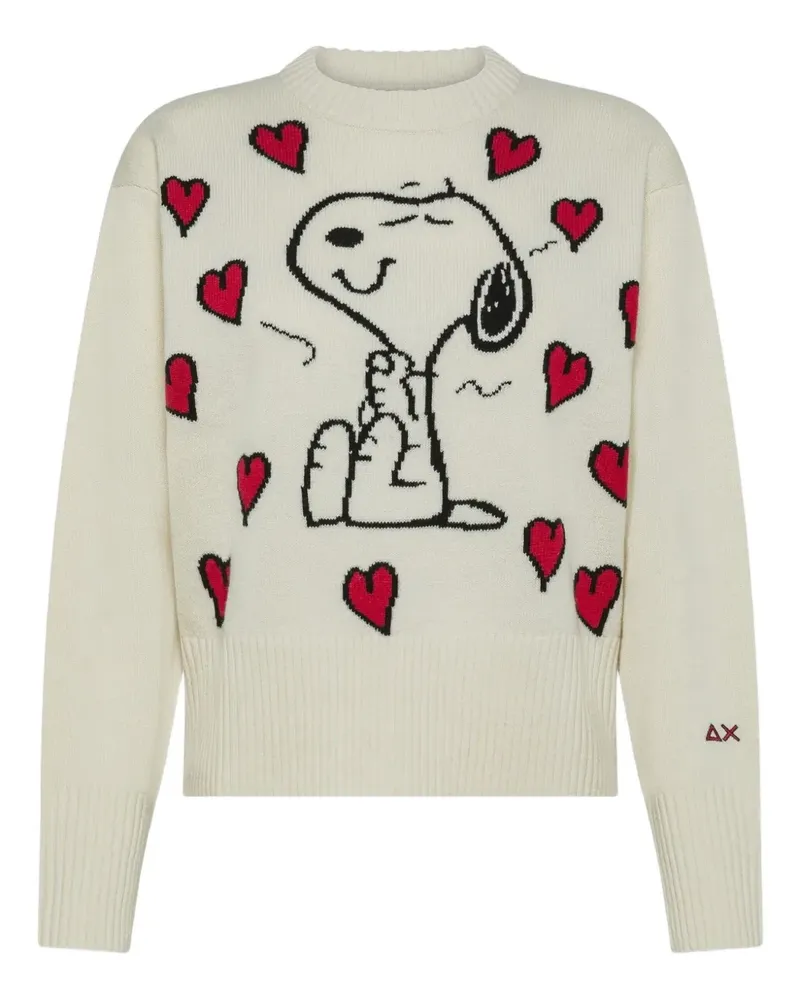 Sun68 x Peanuts Pullover - Weiß Weiß