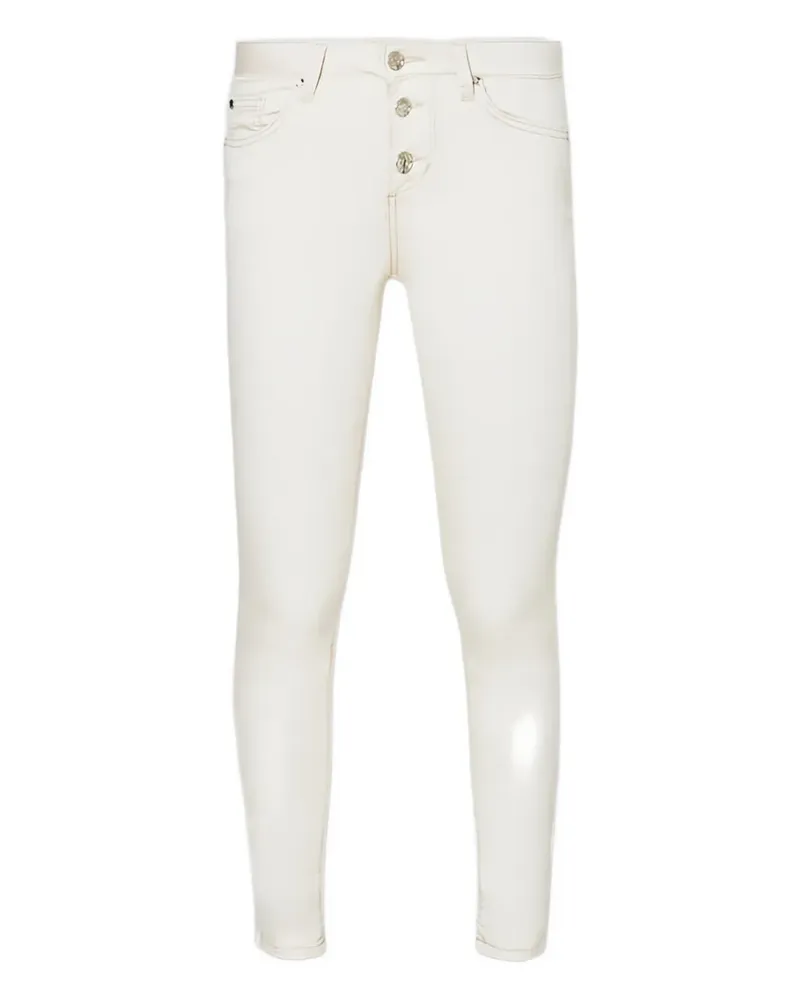 Liu Jo Monroe cotton jeans - Nude Nude