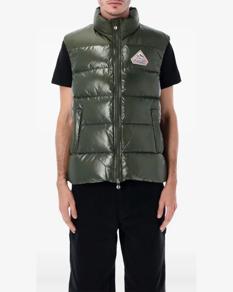Pyrenex zipped padded gilet - Grün Grün