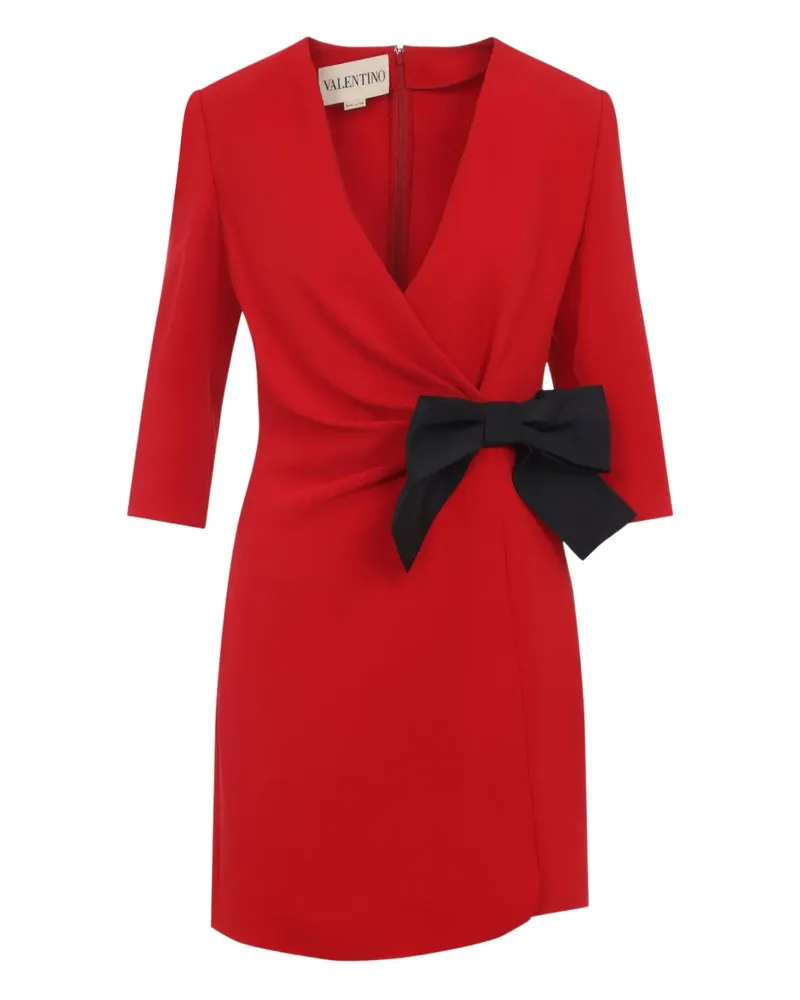 Valentino Garavani Minikleid mit Schleife - Rot Rot
