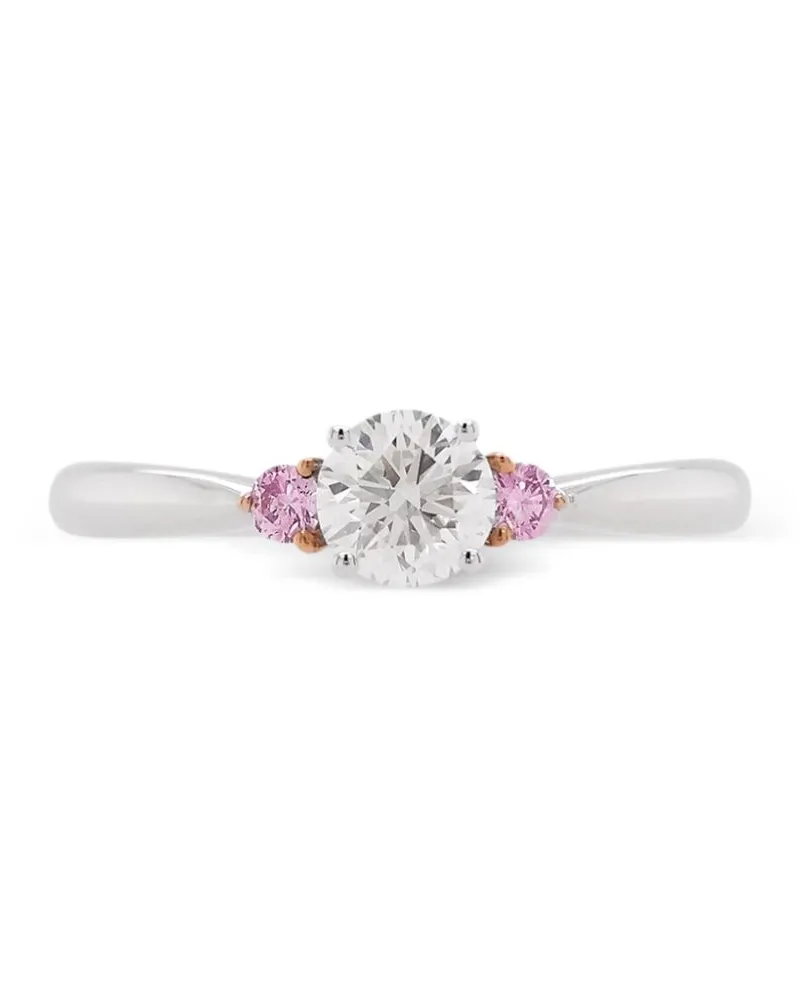 HYT Jewelry 18kt Weißgoldring mit Diamanten - Silber Silber