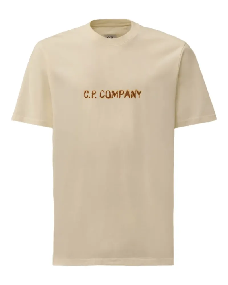 C.P. Company T-Shirt mit Logo-Print - Weiß Weiß