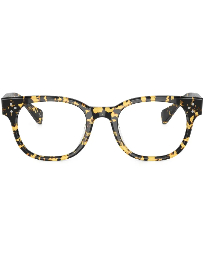 Oliver Peoples Afton Brille mit eckigem Gestell - Braun Braun