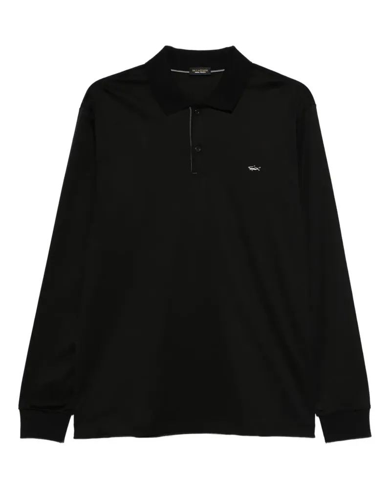 Paul & Shark Poloshirt mit Stickerei - Schwarz Schwarz