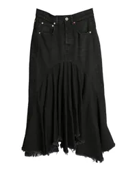 VETEMENTS denim midi skirt Schwarz