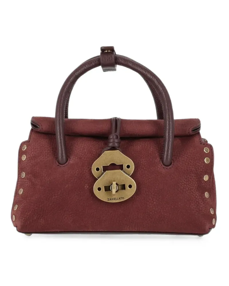 Zanellato Dotta Jones Nabuk Tote Bag - Rot Rot