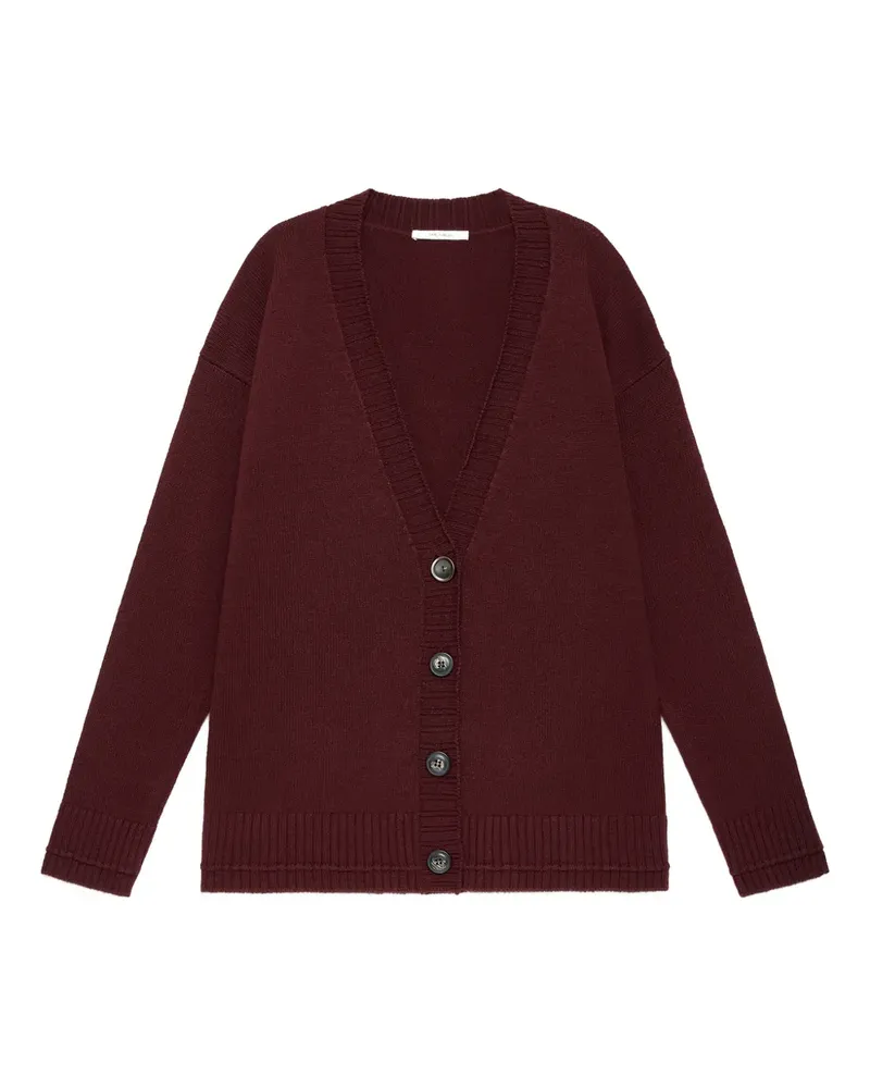 Maliparmi Cardigan mit V-Ausschnitt - Rot Rot