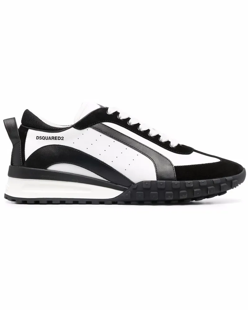 Dsquared2 Zweifarbige Legend Sneakers - Weiß Weiß