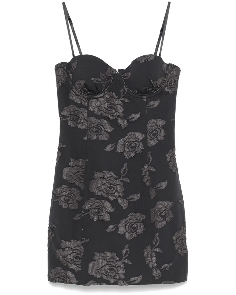 ROTATE Birger Christensen Kleid mit Cloqué-Effekt - Grau Grau