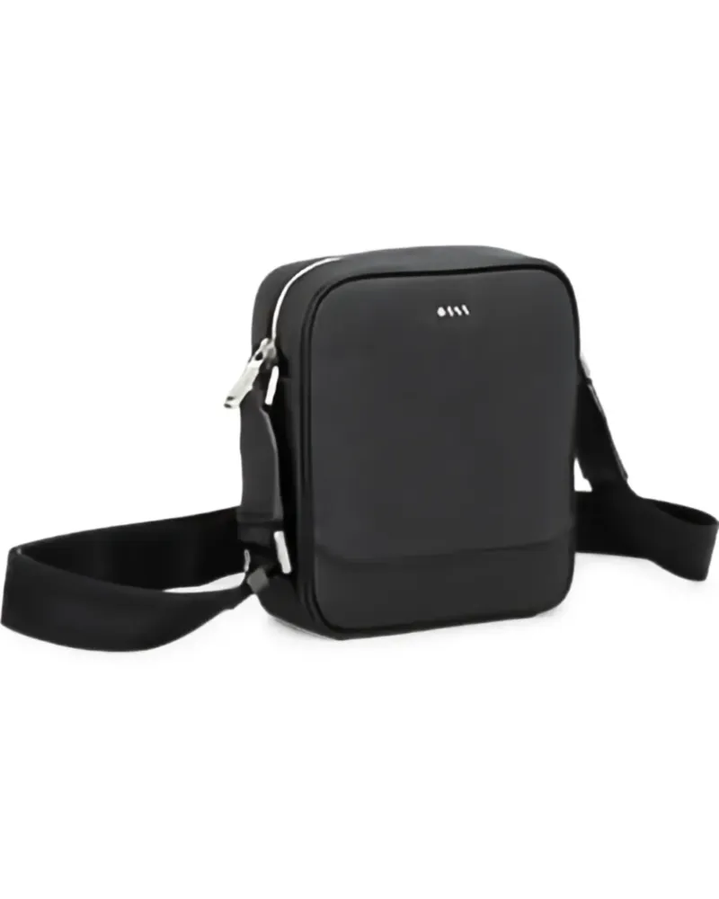 HUGO BOSS Kuriertasche mit Logo-Schild - Schwarz Schwarz
