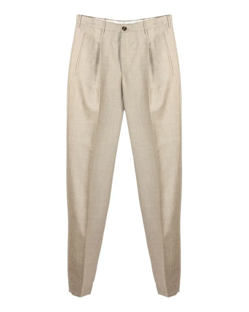 Incotex Melierte Slim-Fit-Hose - Nude Nude