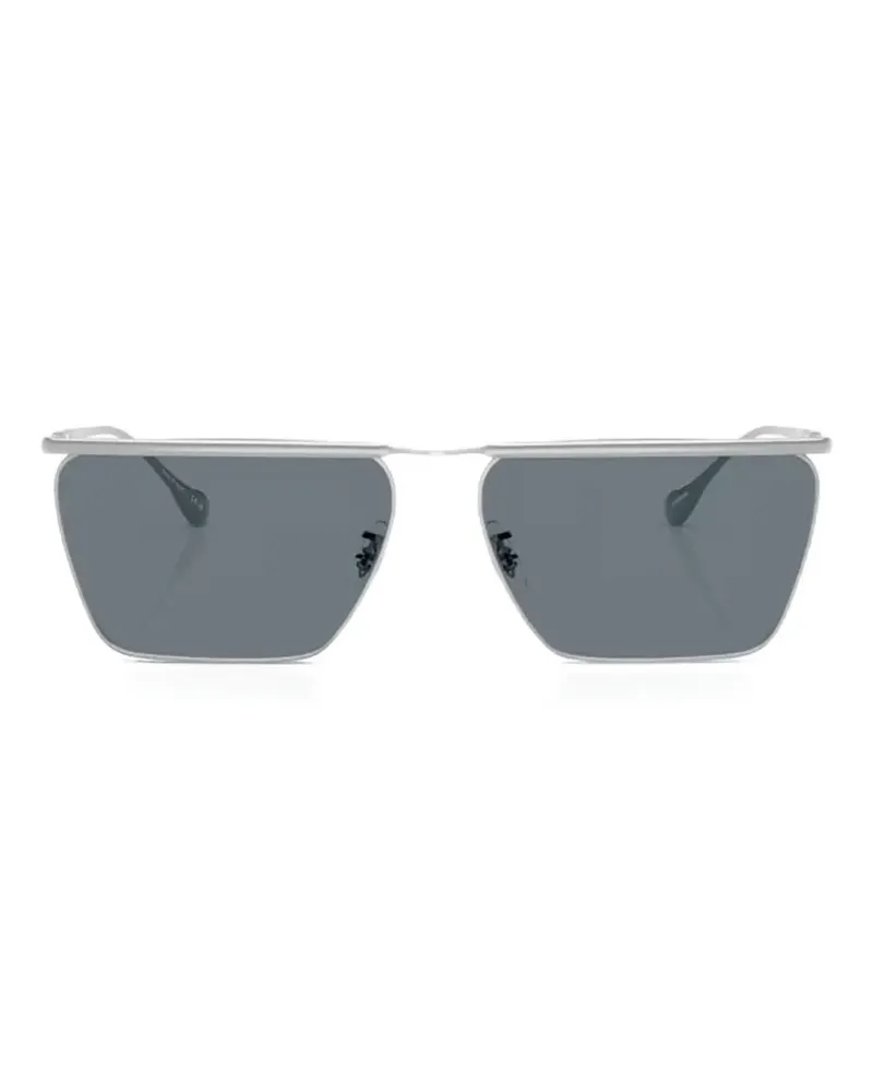 Oliver Peoples Edition 2 rectangle-frame sunglasses - Silber Silber