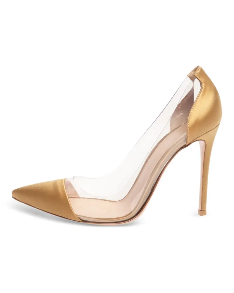 Gianvito Rossi Pumps mit Einsätzen - Gold Gold