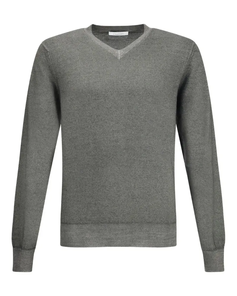 Cruciani Pullover mit V-Ausschnitt - Grau Grau