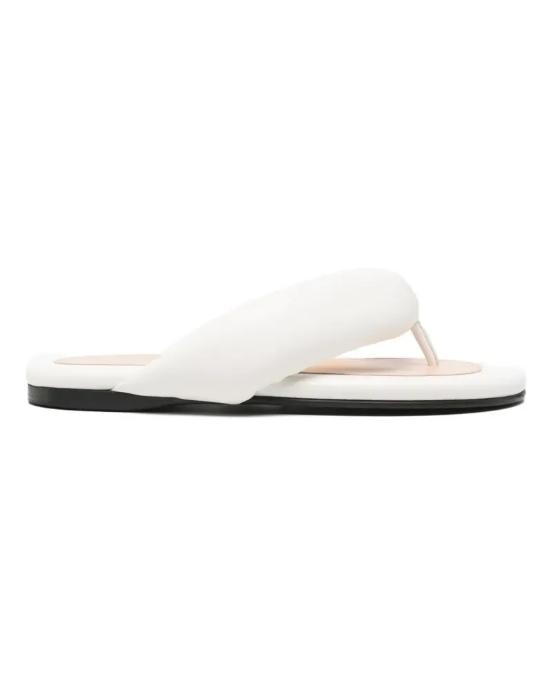 Carven padded leather sandals - Weiß Weiß