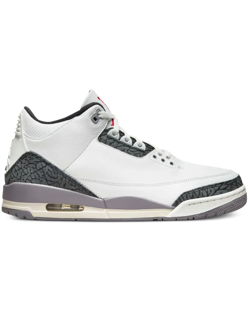 Jordan Air  3 "Cement Grey" Sneakers - Weiß Weiß