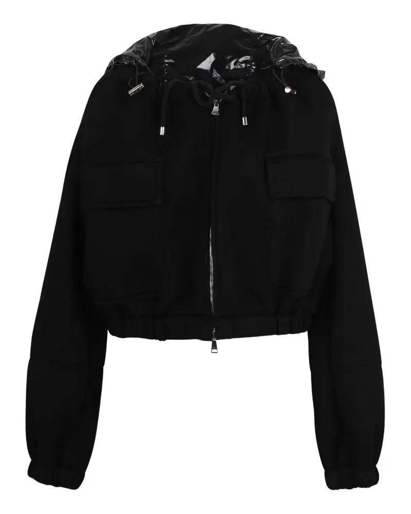 PLAN C zip-up hoodie - Schwarz Schwarz