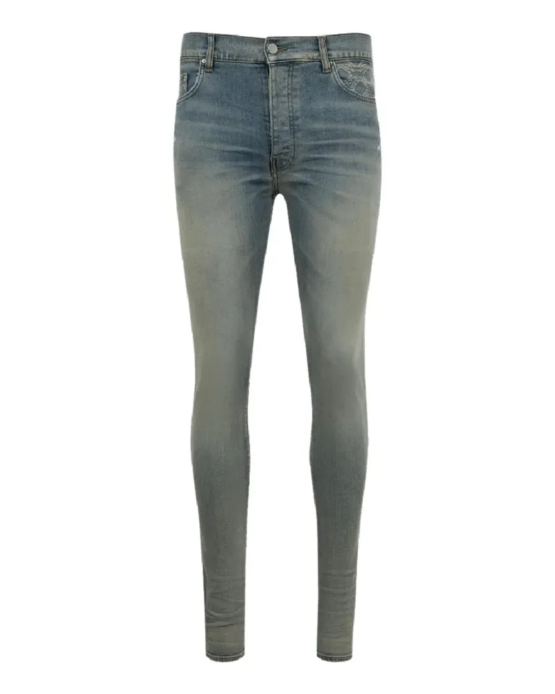 Amiri Quad Contrast "Antique Indigo" jeans - Blau Blau