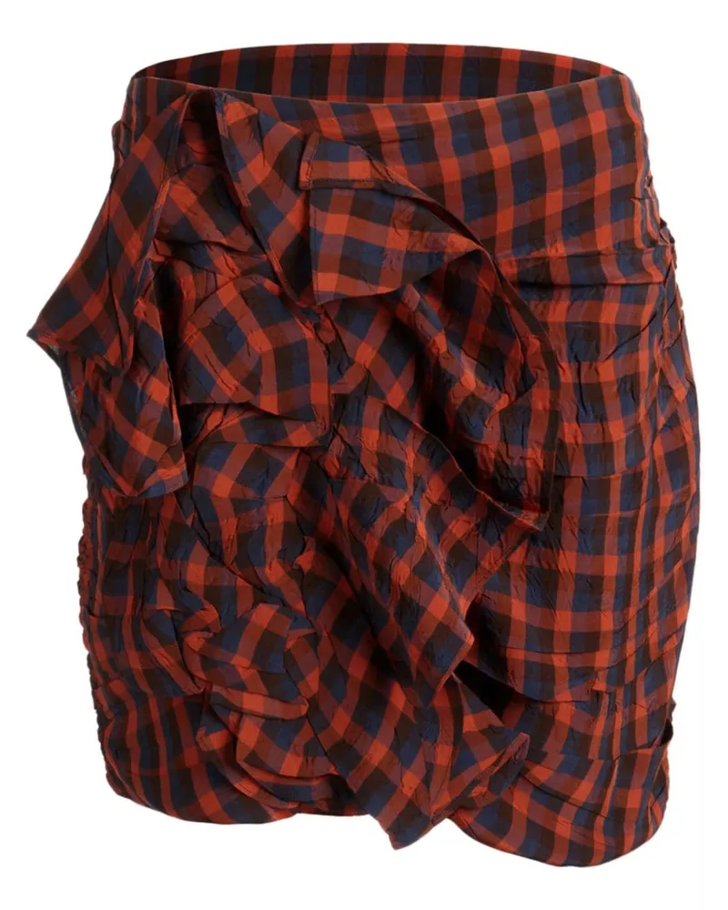 Bally Karierter Minirock - Rot Rot