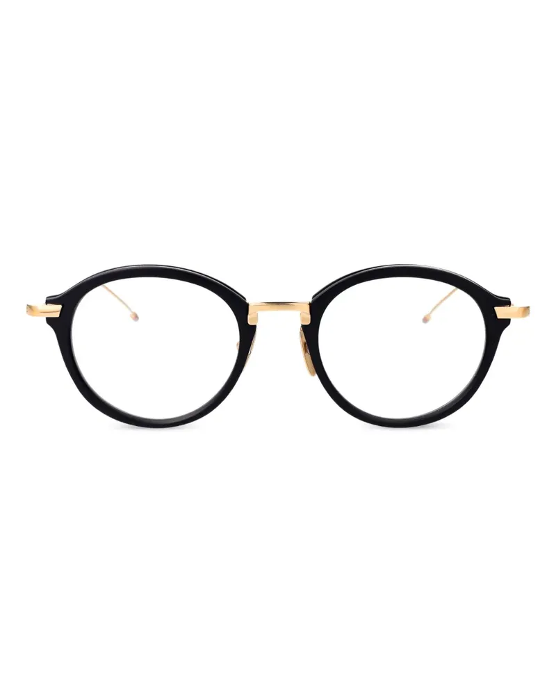 Thom Browne Brille mit rundem Gestell - Blau Blau