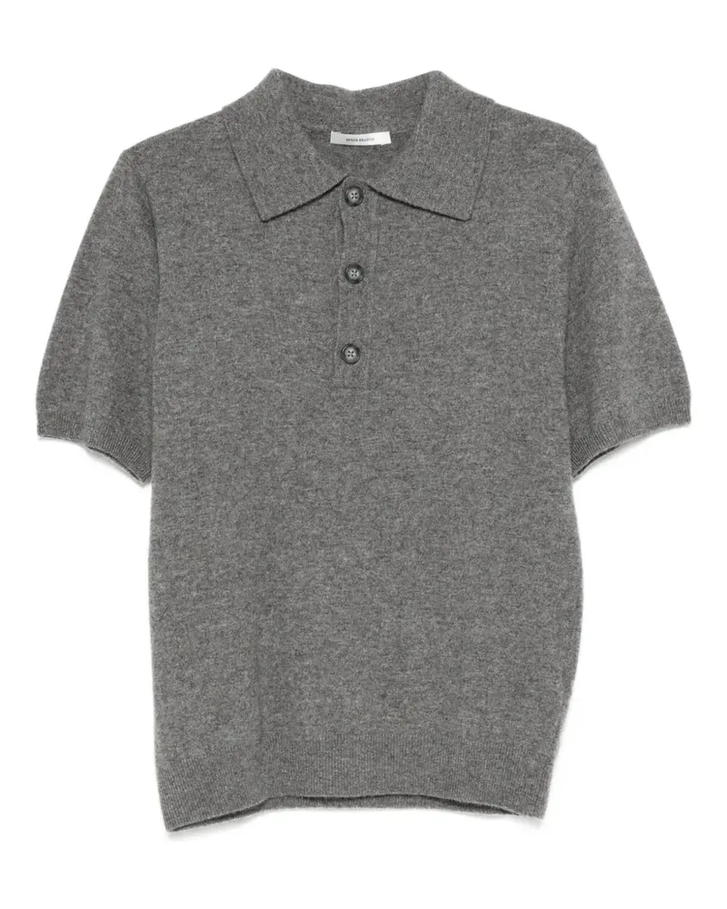 Entire Studios Poloshirt mit Knopfverschluss - Grau Grau