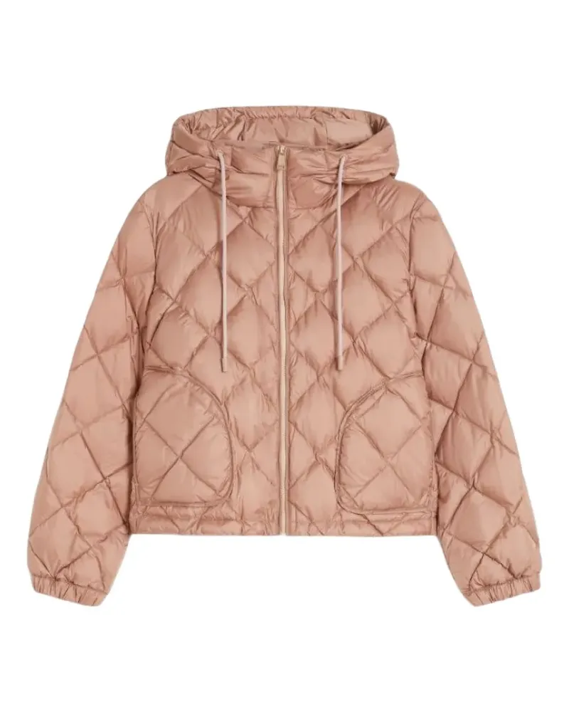 Max Mara Gesteppte Kapuzenjacke - Rosa Rosa