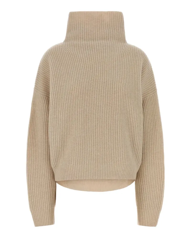 Isabel Marant Brooke ribbed-knit sweater - Nude Nude