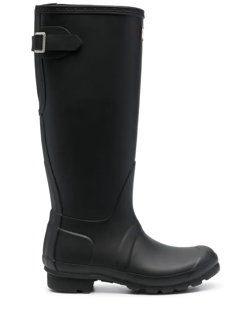 Hunter Stiefel mit Schnalle - Schwarz Schwarz