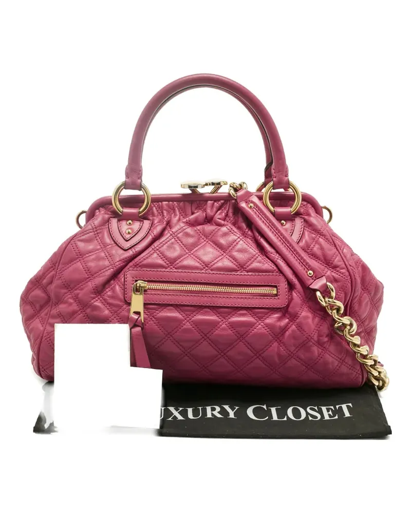 Marc Jacobs 2000 quilted leather tote bag - Violett Violett