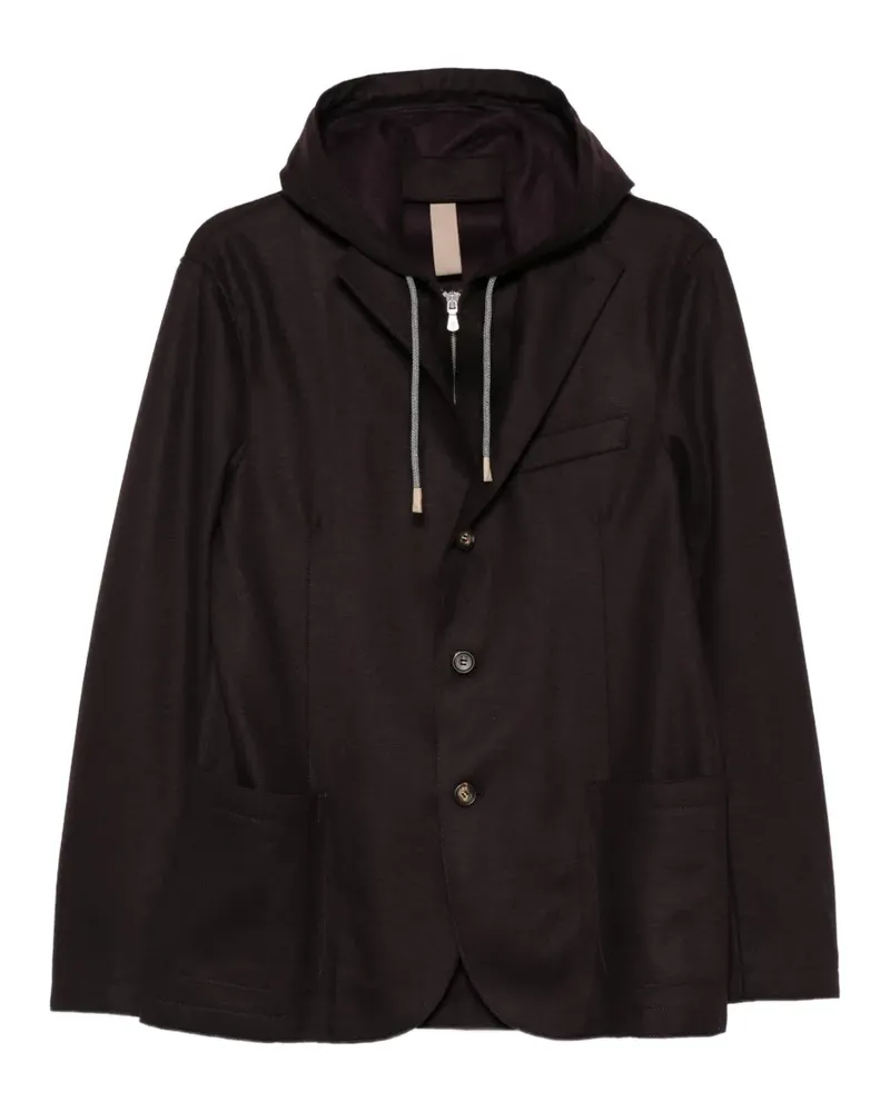 Eleventy Jacke im Layering-Look - Braun Braun
