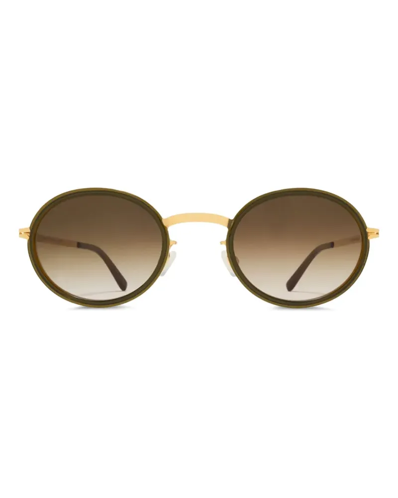 Mykita Berthold Brille mit rundem Gestell - Grün Grün