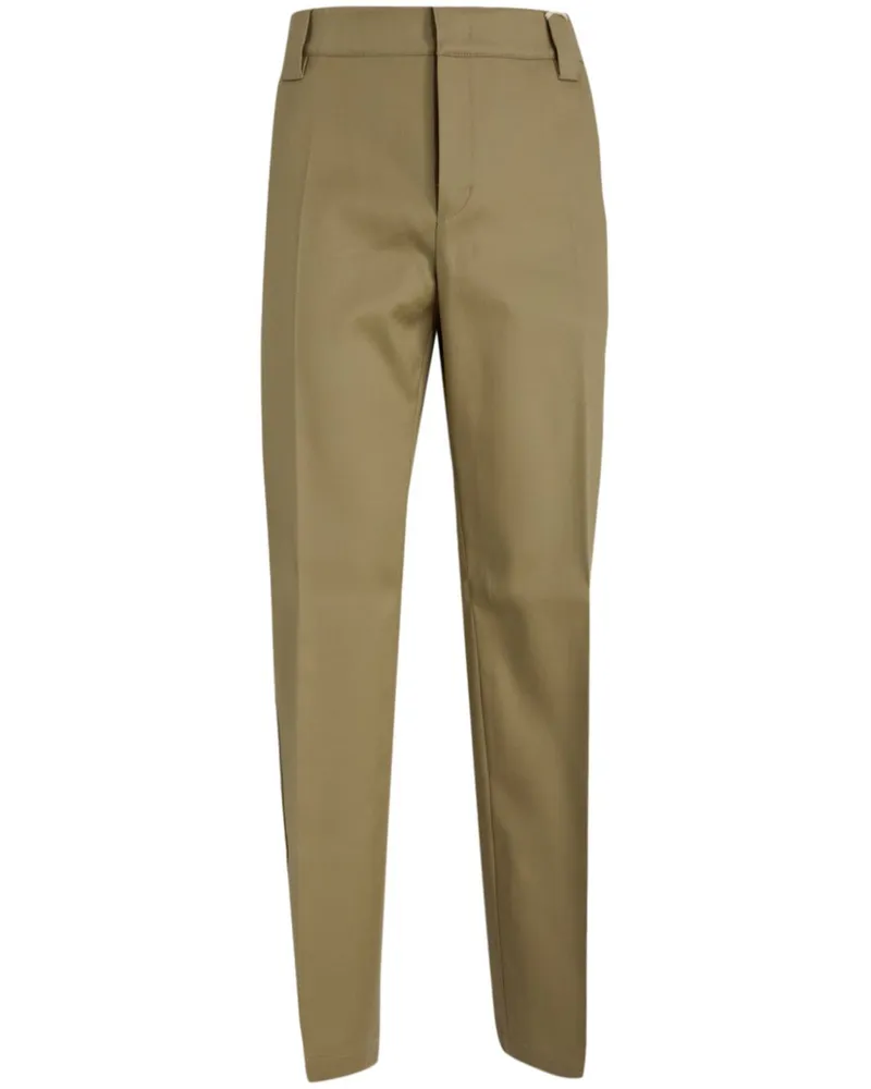 Valentino Garavani Klasssiche Hose mit Logo-Applikation - Nude Nude