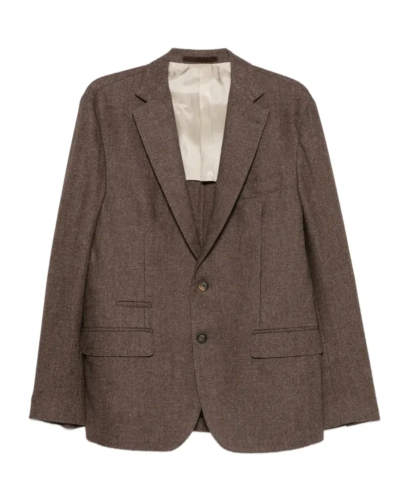 Eleventy single-breasted notched-lapel suit - Braun Braun