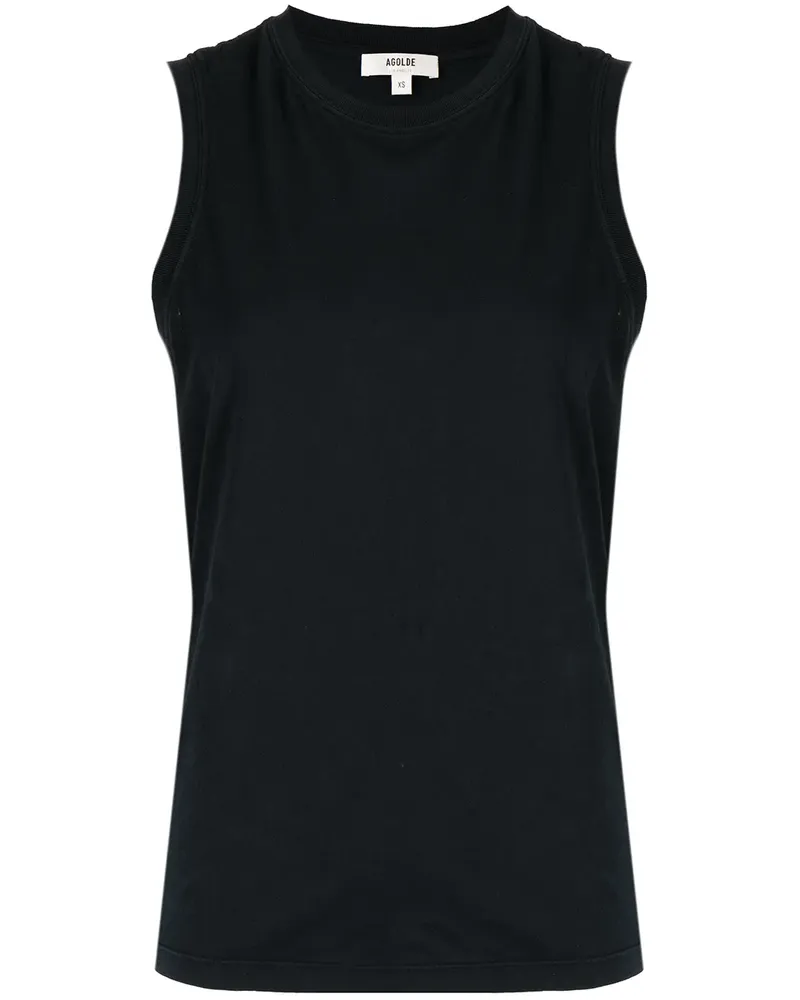 AGOLDE Amara Top - Blau Blau