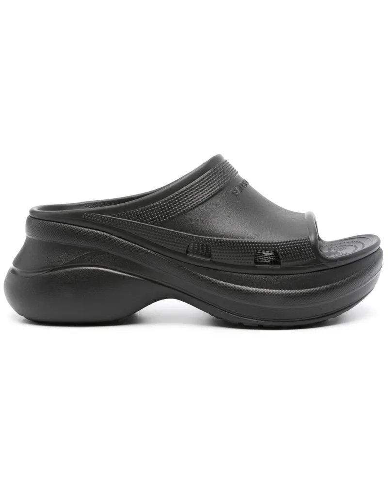 Balenciaga Black Crocs Edition Boots bei MyBestBrands shoppen