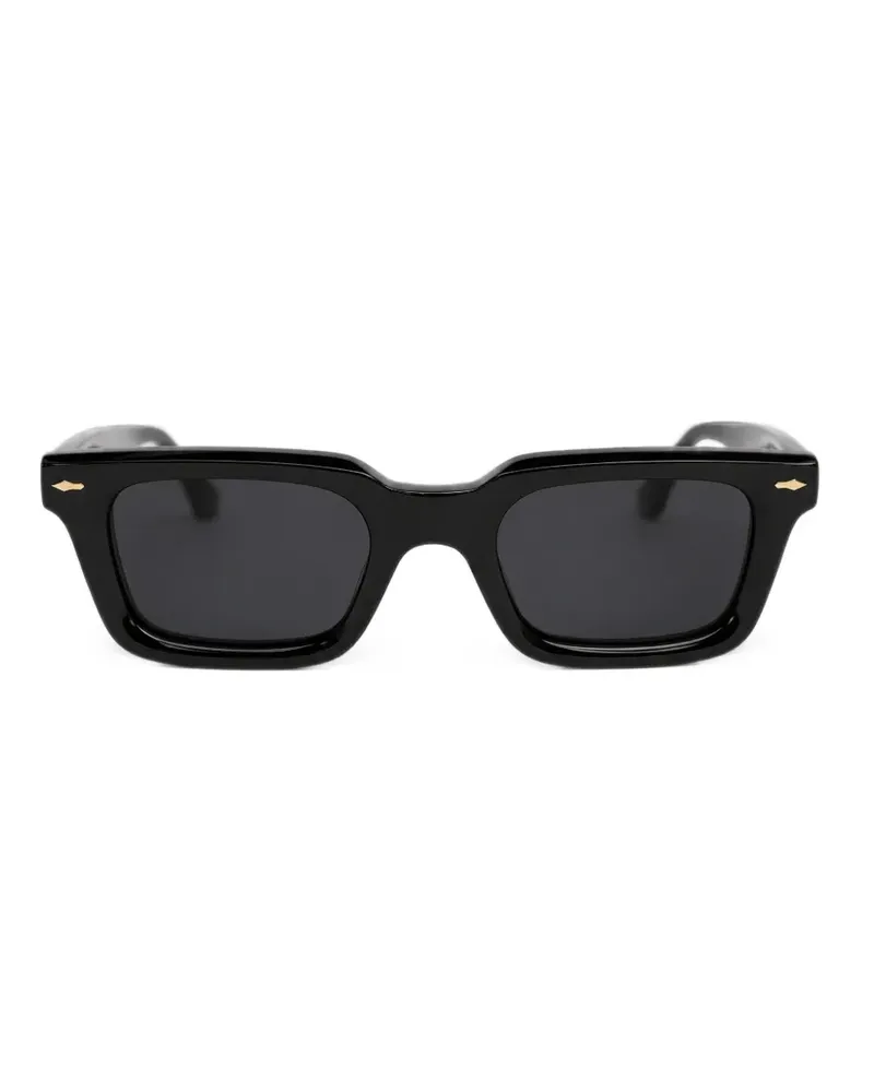 Kat Maconie Nixa rectangle-frame sunglasses - Schwarz Schwarz