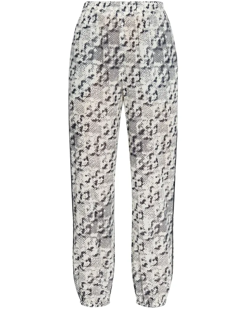 Tory Burch Hose mit Print - Weiß Weiß